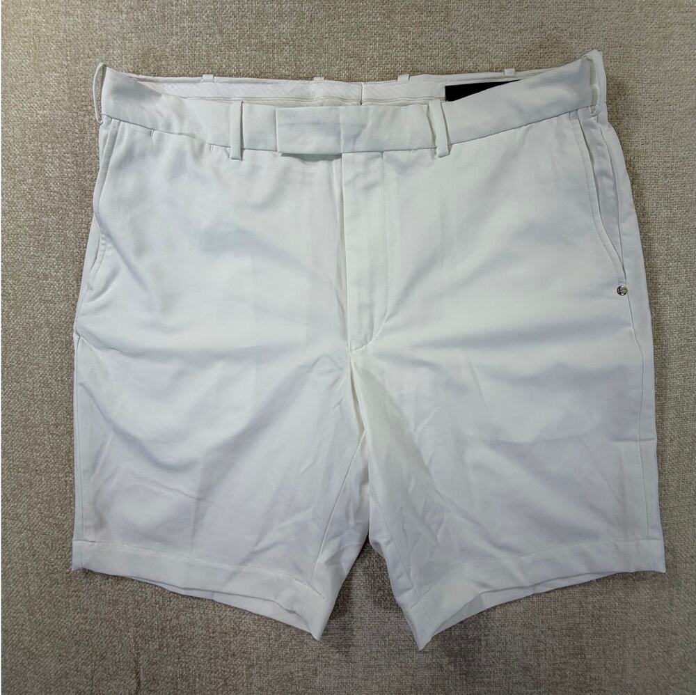 RLX Ralph Lauren Mens 36 White Tailored Fit Performance Golf Shorts Stretch